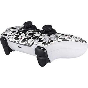 Skinit Decal Gaming Skin Compatible with PS5 Controller - Officially Licensed Disney Mickey Mouse Face Pattern Design