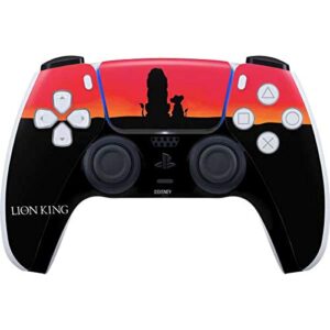 Skinit Decal Gaming Skin Compatible with PS5 and Compatible with PS5 Digital Edition DualSense Controller - Officially Licensed Disney The Lion King Design