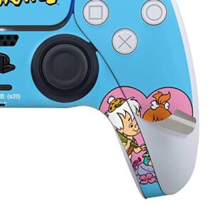 Skinit Decal Gaming Skin Compatible with PS5 Controller - Officially Licensed The Flinstones BAMM-BAMM and Pebbles Design