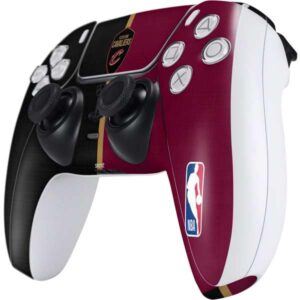 Skinit Decal Gaming Skin Compatible with PS5 Controller - Officially Licensed NBA Cleveland Cavaliers Canvas Design