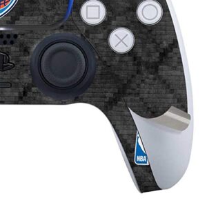 Skinit Decal Gaming Skin Compatible with PS5 Controller - Officially Licensed NBA Oklahoma City Thunder Dark Rust Design