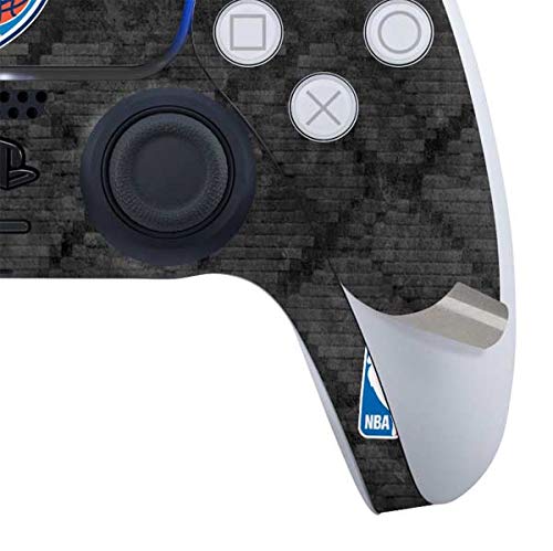 Skinit Decal Gaming Skin Compatible with PS5 Controller - Officially Licensed NBA Oklahoma City Thunder Dark Rust Design