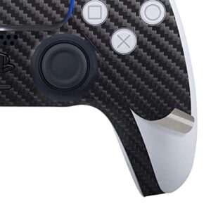 Skinit Decal Gaming Skin Compatible with PS5 Controller - Black Carbon Fiber Specialty Texture Material Design