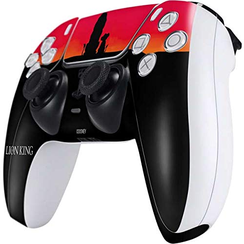 Skinit Decal Gaming Skin Compatible with PS5 and Compatible with PS5 Digital Edition DualSense Controller - Officially Licensed Disney The Lion King Design