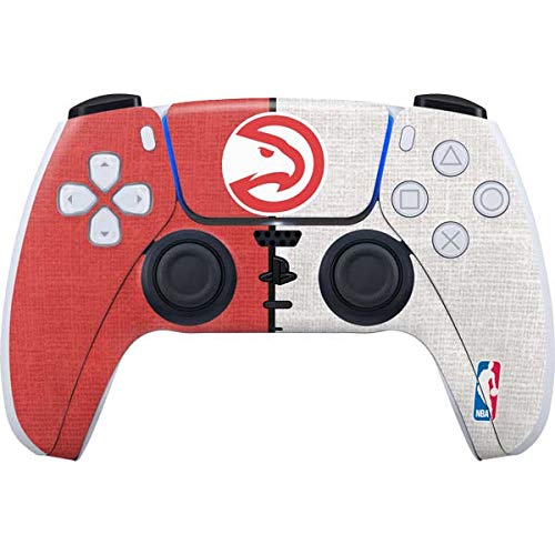 Skinit Decal Gaming Skin Compatible with PS5 Controller - Officially Licensed NBA Atlanta Hawks Canvas Design