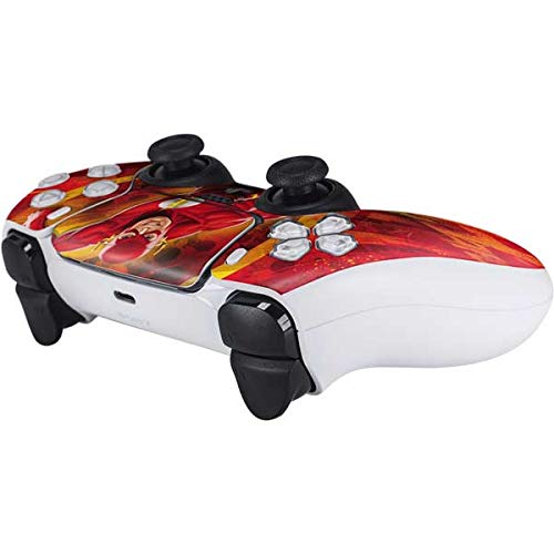 Skinit Decal Gaming Skin Compatible with PS5 Controller - Officially Licensed DC Comics The Flash Action Pose Design