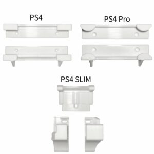 MODJUEGO Enhancement Wall Mount for PS4 PlayStation 4 Controller Game Pad Dock Gamepad Stand with Expansion/Self-Tapping Sc (White) (Pro, White)