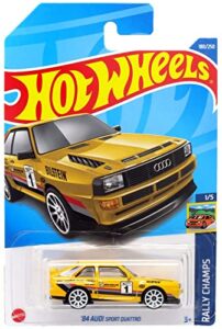 hot wheels '84 audi sport quattro, rally champs 1/5