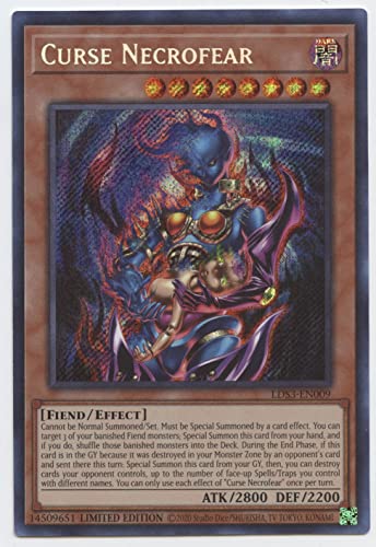 YU-GI-OH! Curse Necrofear - LDS3-EN009 - Secret Rare - 1st Edition