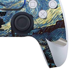 Skinit Decal Gaming Skin Compatible with PS5 Controller - Officially Licensed Van Gogh - The Starry Night by Van Gogh Design