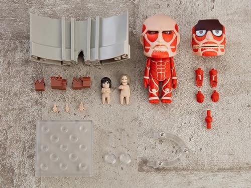 GOOD SMILE COMPANY Attack on Titan: Colossal Titan Nendoroid Action Figure Renewal Set