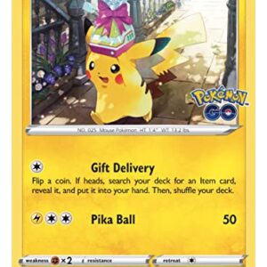 Pokémon TCG: GO Tin - Pikachu (2 Foil Cards & 4 Booster Packs)