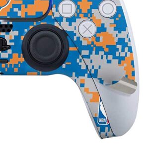 Skinit Decal Gaming Skin Compatible with PS5 Controller - Officially Licensed NBA New York Knicks Digi Camo Design