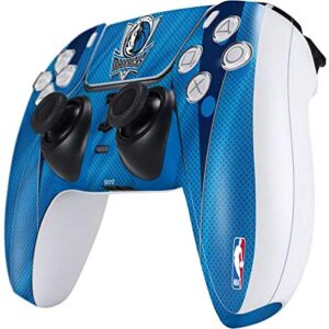 Skinit Gaming Decal Skin Compatible with PS5 and Compatible with PS5 Digital Edition DualSense Controller - Officially Licensed NBA Dallas Mavericks Jersey Design