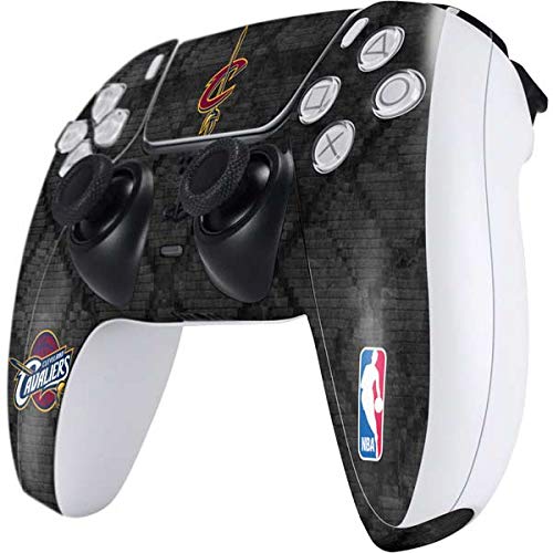 Skinit Gaming Decal Skin Compatible with PS5 and Compatible with PS5 Digital Edition DualSense Controller - Officially Licensed NBA Cleveland Cavaliers Dark Rust Design