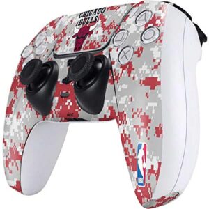 Skinit Decal Gaming skin compatible with PS5 Controller - Officially Licensed NBA Chicago Bulls Digi Camo Design