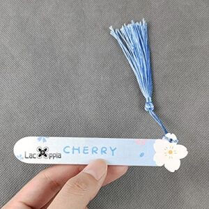 Lacooooppia-Bookmarks, Bookmarks Cute Floral Bookmarks with Colorful Tassels for Women Teacher Kids Book Lovers