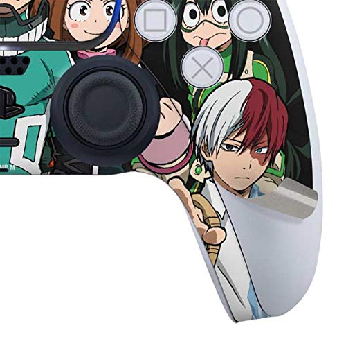 Skinit Decal Gaming Skin Compatible with PS5 and Compatible with PS5 Digital Edition DualSense Controller - Officially Licensed Crunchyroll My Hero Academia Design