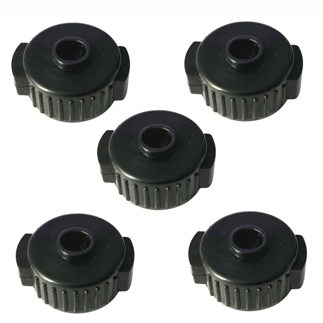 TUOREN 5 Packs Quick Release Clamp 6-8mm for Cymbal Jazz Drum Parts Accessories (Black)