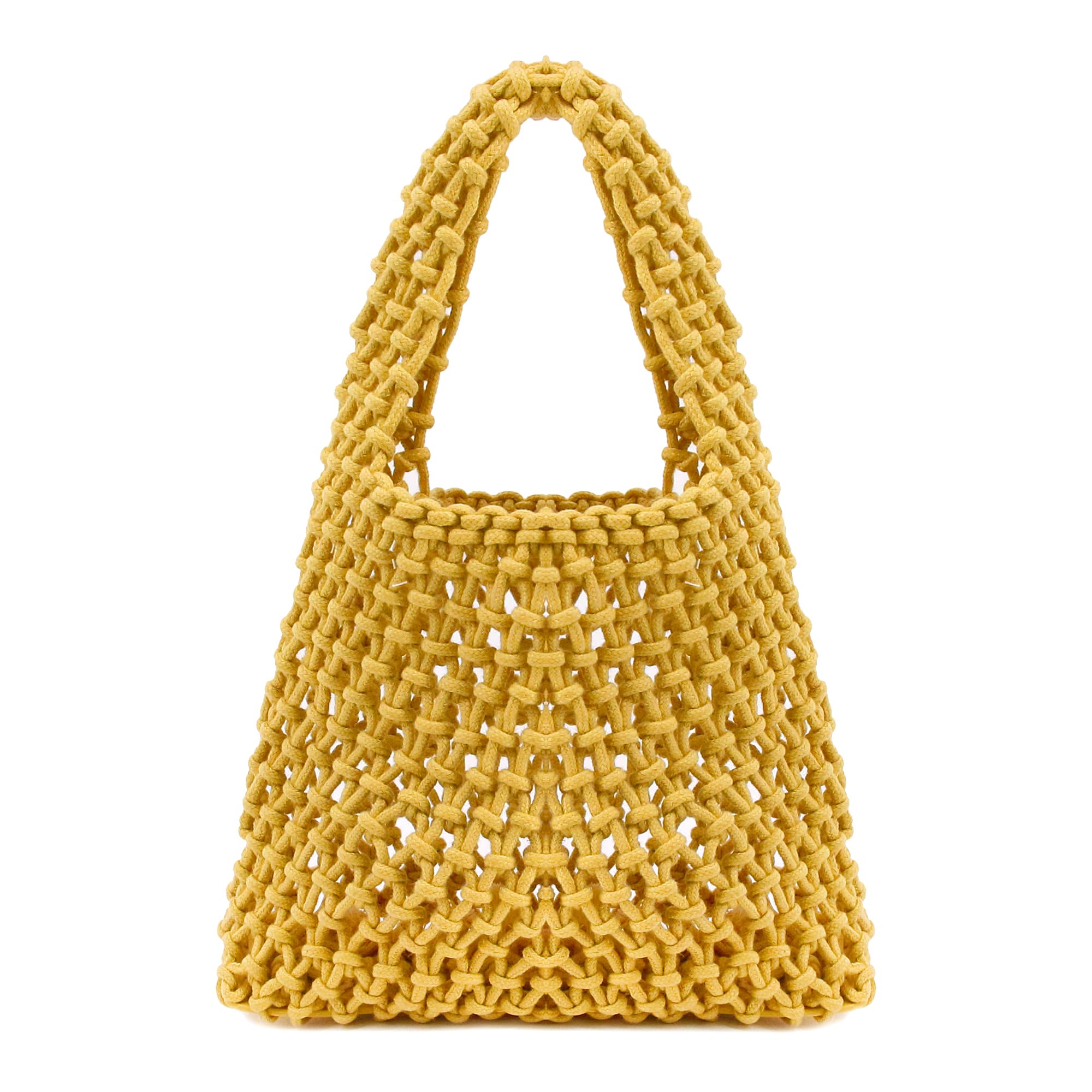 Naimo Straw Hobo Bag Handwoven Shoulder Bag Rattan Handbag Crochet Tote Weaving Summer Beach Bag