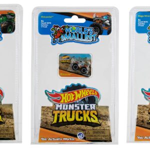 Worlds Smallest Hot Wheels Monster Trucks Series 3 (3 Pack)