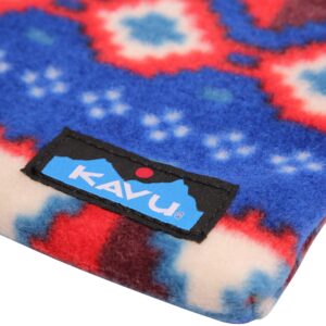 KAVU Cozy Clutch Fleeece Wallet Pouch Zip Wristlet- 8Bit Knit