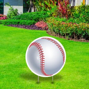 Amscan Baseball Corrugated Plastic Yard Sign, 19in