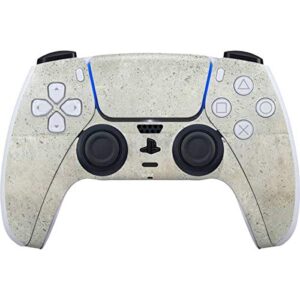 Skinit Decal Gaming Skin Compatible with PS5 Controller - Natural White Concrete Design