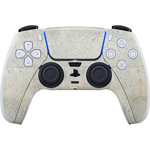 Skinit Decal Gaming Skin Compatible with PS5 Controller - Natural White Concrete Design