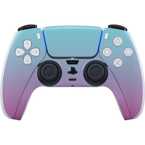 Skinit Decal Gaming Skin Compatible with PS5 Controller - Purple and Blue Ombre Design