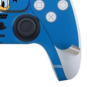 Skinit Decal Gaming Skin Compatible with PS5 and Compatible with PS5 Digital Edition DualSense Controller - Officially Licensed Disney Donald Duck Up Close Design