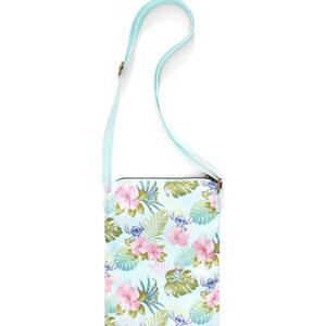 Loungefly Disney Lilo & Stitch Floral Passport Crossbody Bag