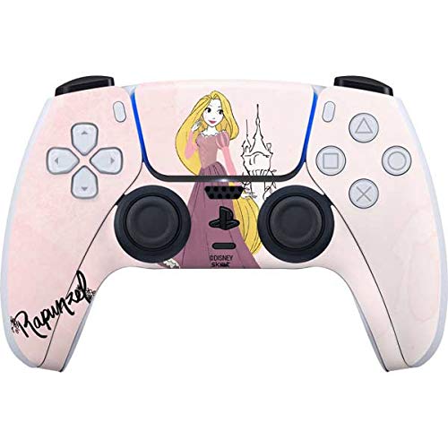 Skinit Decal Gaming Skin Compatible with PS5 Controller - Officially Licensed Disney Princess Rapunzel Art Design