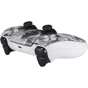 Skinit Gaming Decal Skin Compatible with PS5 and Compatible with PS5 Digital Edition DualSense Controller - Officially Licensed Skinit Originally Designed Grey Street Camo Design