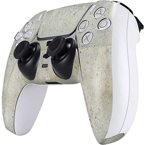 Skinit Decal Gaming Skin Compatible with PS5 Controller - Natural White Concrete Design