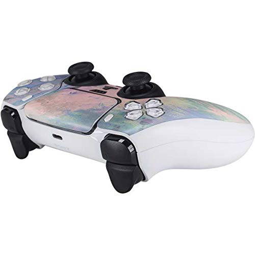 Skinit Decal Gaming Skin Compatible with PS5 and Compatible with PS5 Digital Edition DualSense Controller - Skinit Originally Designed Rose Quartz & Serenity Abstract Design