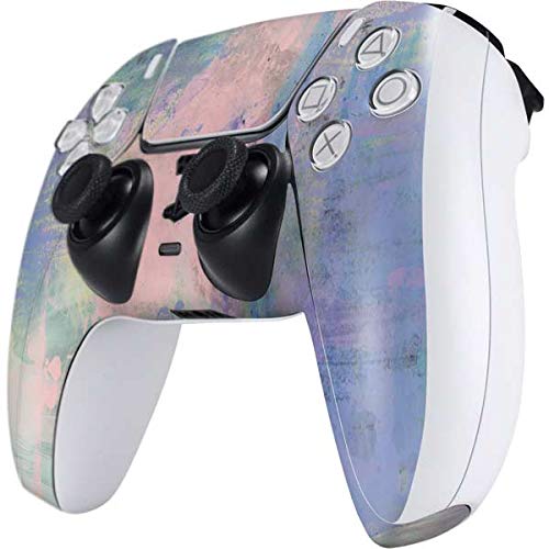 Skinit Decal Gaming Skin Compatible with PS5 and Compatible with PS5 Digital Edition DualSense Controller - Skinit Originally Designed Rose Quartz & Serenity Abstract Design