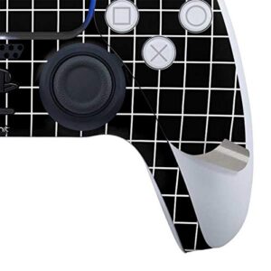 Skinit Gaming Decal Skin Compatible with PS5 and Compatible with PS5 Digital Edition DualSense Controller - Officially Licensed Skinit Originally Designed Black Grid Design