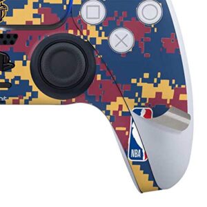 Skinit Gaming Decal Skin Compatible with PS5 and Compatible with PS5 Digital Edition DualSense Controller - Officially Licensed NBA Cleveland Cavaliers Digi Camo Design