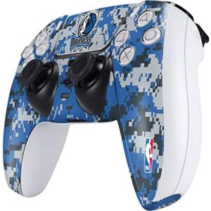 Skinit Gaming Decal Skin Compatible with PS5 and Compatible with PS5 Digital Edition DualSense Controller - Officially Licensed NBA Dallas Mavericks Digi Camo Design