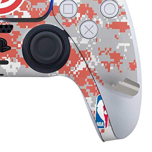 Skinit Gaming Decal Skin Compatible with PS5 and Compatible with PS5 Digital Edition DualSense Controller - Officially Licensed NBA Atlanta Hawks Digi Camo Design