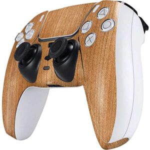 Skinit Decal Gaming Skin Compatible with PS5 Controller - Natural Wood Design