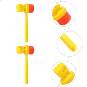 Toyvian Circus Hammer 8Pcs Squeaky Hammer Squeak Hammer Toy squeaking Hammer Rubber Hammer Mallet Pounding Hammer Toy Halloween