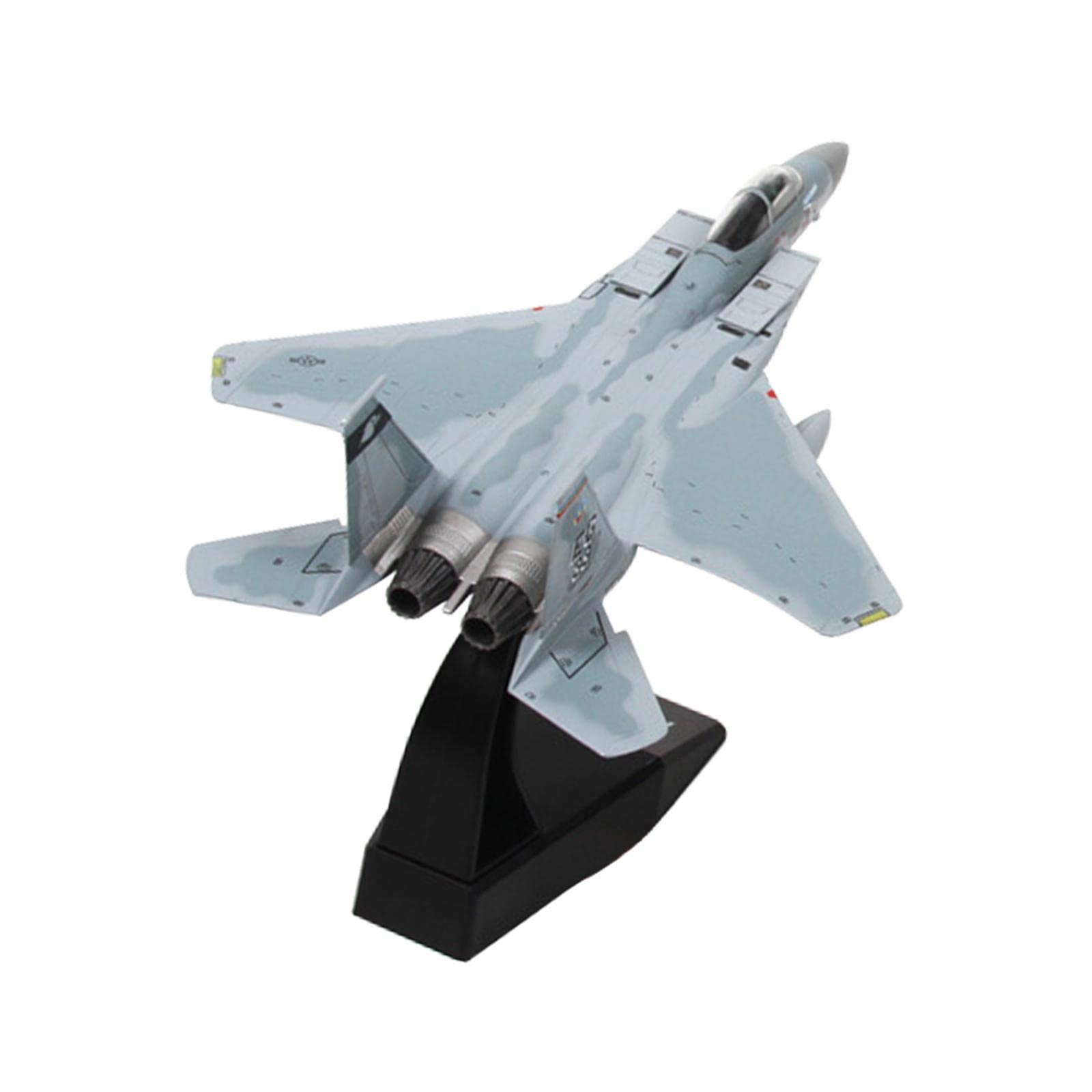 1:100 Scale F15 Aviation Model, Toys Display Static Aviation Warplane for Boys Girls