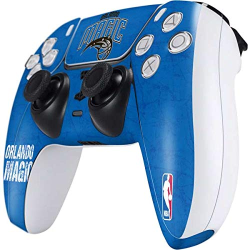 Skinit Decal Gaming Skin Compatible with PS5 Controller - Officially Licensed NBA Orlando Magic Blue Primary Logo Design