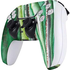 Skinit Gaming Decal Skin Compatible with PS5 and Compatible with PS5 Digital Edition DualSense Controller - Officially Licensed Skinit Originally Designed Kiwi Watercolor Geode Design