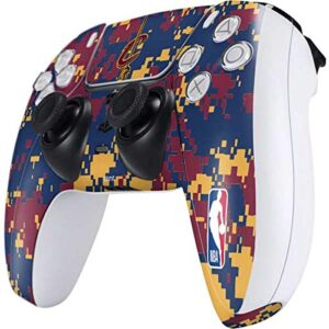 Skinit Gaming Decal Skin Compatible with PS5 and Compatible with PS5 Digital Edition DualSense Controller - Officially Licensed NBA Cleveland Cavaliers Digi Camo Design