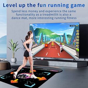 YRPRSODF Dance Mat for Kids and Adults, Musical Electronic Dance Step Pad with 100+ Games, 200+Songs, HD Camera, 2 Motion Sensor Controllers, MTV & Cartoon Modes,Dance Mat Toy for Girls& Boys Age 3+