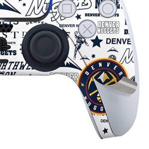 Skinit Decal Gaming skin compatible with PS5 Controller - Officially Licensed NBA Denver Nuggets Historic Blast Design