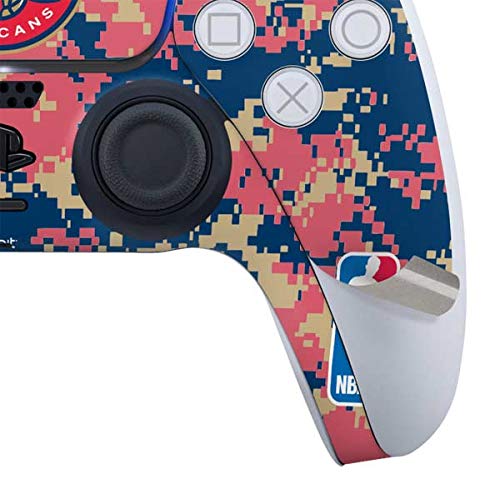 Skinit Decal Gaming Skin Compatible with PS5 Controller - Officially Licensed NBA New Orleans Pelicans Digi Camo Design